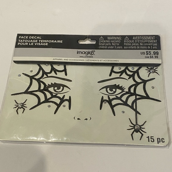 4-Piece Bundle of Halloween Spooky Spider and Spiderweb-Themed Accessories NWT - Picture 5 of 7